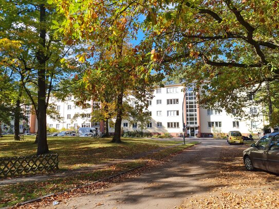 SEHR SELTEN: geräumige sanierte Wohnung direkt am Grunewald*Balkon*PKW-Stellplatz*Einbauküche*1. OG