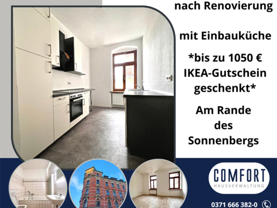 *IKEA Gutschein geschenkt* - 2-Raumwohnung mit Einbauküche, perfekt für Studenten