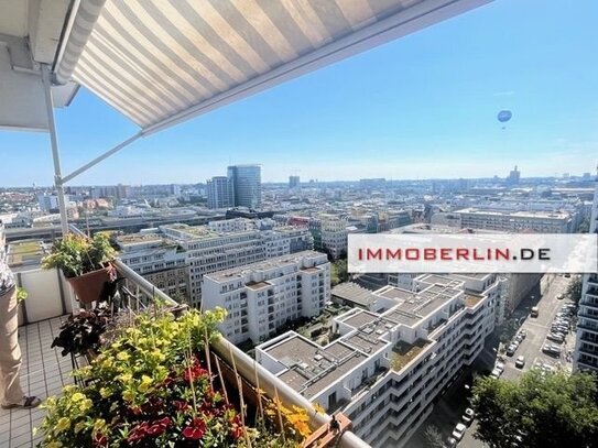 IMMOBERLIN.DE - Top-Investment: Lichtdurchflutete Wohnung mit Westloggia in zentraler Lage nahe Friedrichstraße