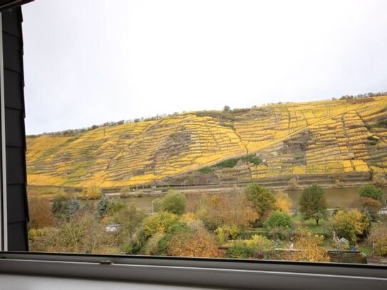 Koblenz-Lay, 2 Zi Küche Bad und Garage; Blick auf die Weinberge