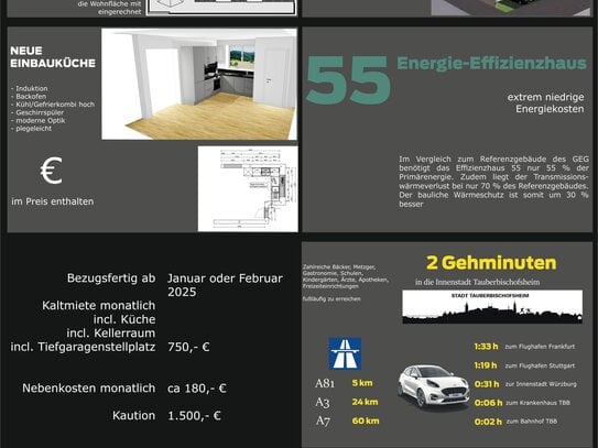 Penthaus Wohnung 48qm plus Terrasse 46qm