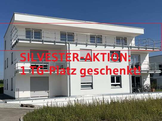 SILVESTER-AKTION: 2. Stellplatz geschenkt: TOP 4,5-Zi-Penthouse mit XL-Dachterrasse in Trossingen