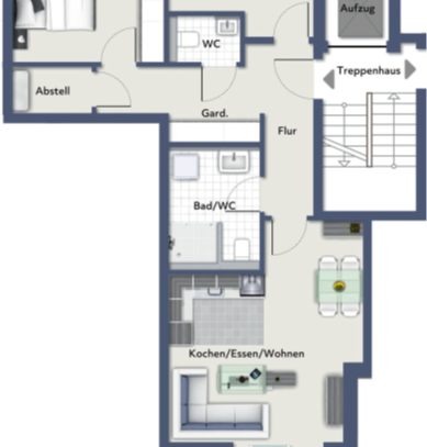 3-ZIMMER WOHNUNG IN TRAUMHAFTER LAGE Lifestyle-Wohnen zwischen Stadtpark und Maxtor!