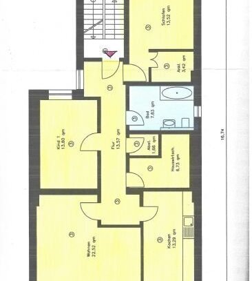 Dreieinhalbzimmerwohnung mit Garten in Herne