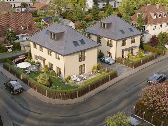 Provisionsfreie Neubau-Doppelhaushälfte in Großhadern mit U-Bahn fußläufig erreichbar!