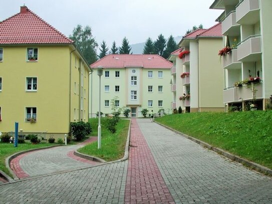 Sanierte 3-Raum Whg. mit Balkon und Pkw Stellplatz in Saalfeld