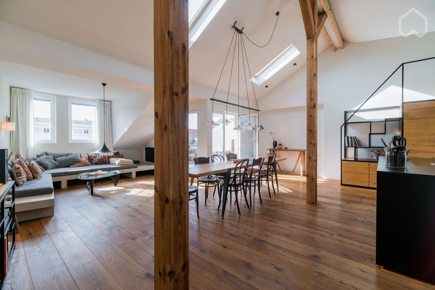 Ruhig, 2 Balkone, Architektonisch gestaltetes Loft nahe Zionskirchplatz, Mitte - Foto 1
