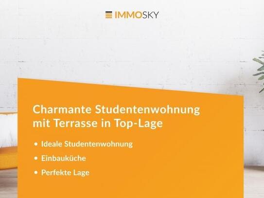 Charmante Studentenwohnung mit Terrasse in Top-Lage