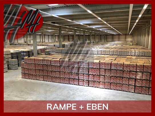 RAMPE + EBEN - 24/7-Nutzung - Lager-/Logistik (13.000 m²) & Büro (6.000 m²) zu vermieten