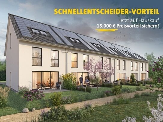 Mein EIGENES HAUS im Grünen - JETZT MIT SCHNELLENTSCHEIDER-PREISVORTEIL