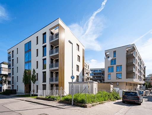 Neubau-Erstbezug - 4-Zimmer Penthouse-Wohnung mit zwei Balkonen und EBK