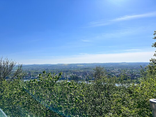 Im Penthouse mit Blick auf DD wohnen und Mieteinnahmen