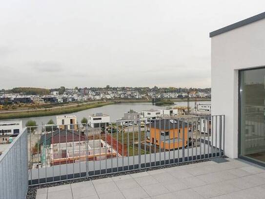 Penthouse-Wohnung am PHÖNIX-See, helle & anspruchsvolle 4-Zimmer mit hervorragender Dachterrasse