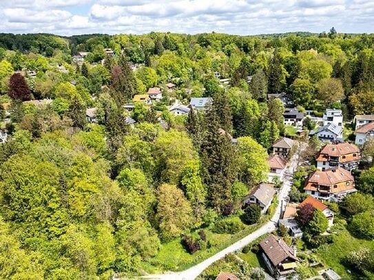 Starnberg-Söcking | Baugrundstück direkt an der Maisinger Schlucht mit großartigem Ausblick