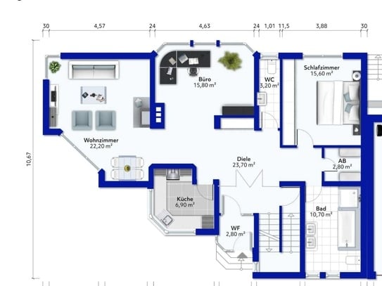 Zweifamilienhaus auf Erbpachtgrundstück