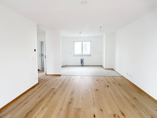 Gemschackvoller Neubau – 61 m2 große 2-Zimmer EG Wohnung mit Terrasse in Halfing