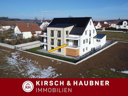 Neubau-Erstbezug im Fünffamilienhaus! Attraktive 4-Zi.-Wohnung mit klasse Ausstattung, Breitenbrunn - OT Hamberg