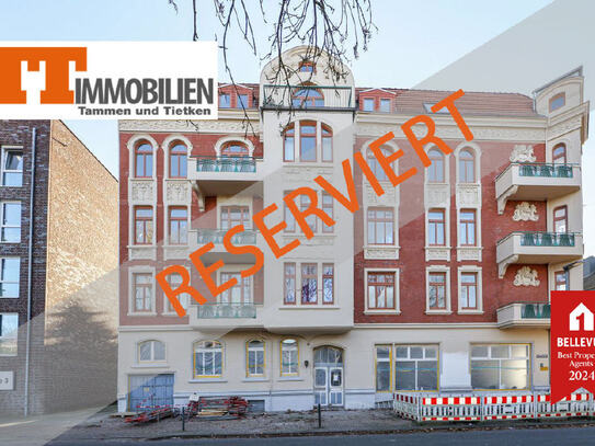 TT bietet an: Modern möblierte 2-Zimmer-Wohnung mit Balkon in zentraler Lage von Wilhelmshaven!