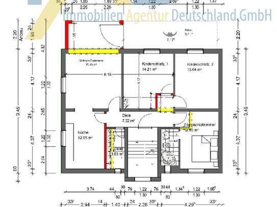 Exklusive 4- Zimmer Etagenwohnung mit Balkon in begehrter Lage von Freising! Ausbauoption auf 5 Zimm