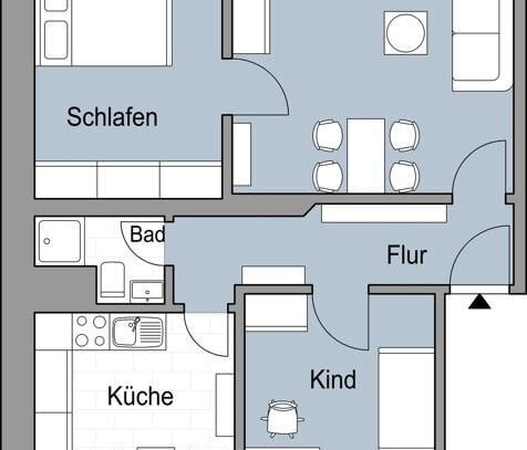 Hier wird frisch für Sie saniert ! 3-Zimmer-Wohnung