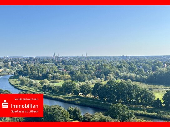 atemberaubender Blick über Lübeck