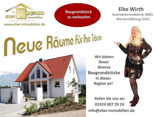 **Lassen Sie die Seele baumeln! Auf Ihrenem neuen Grundstück mit herrlichem Garten**