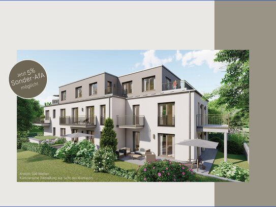 Jetzt 5% AfA! NEUBAU 2-Zimmer-Gartenwohnung mit Terrasse in Pfaffenhofen a. d. Ilm zu verkaufen!