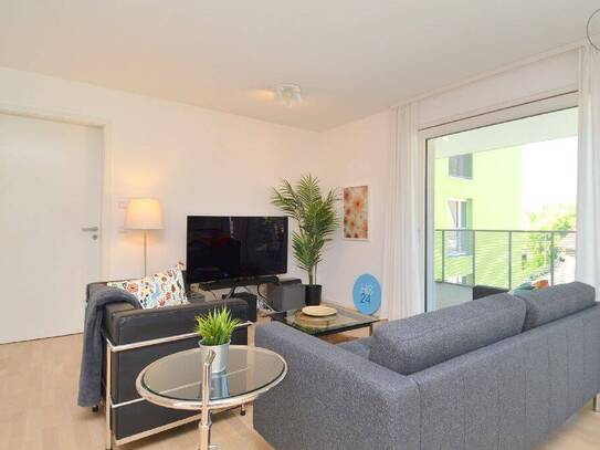 Stylische 2-Zimmer-Wohnung mit Balkon und Fußbodenheizung - zentrumsnah und voll ausgestattet