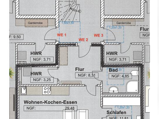 Erdgeschoss-Wohnung als Neubau in Buweiler