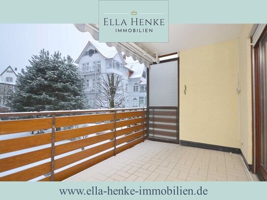 Beste Lage Am Stadtpark: Top gepflegte, helle 3-Zimmer-Wohnung mit großem Balkon + Tiefgarage.