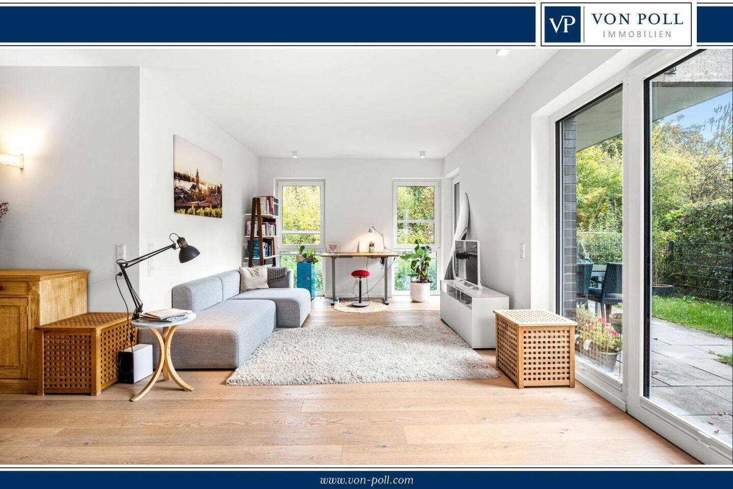 2 oder 3 Zimmer Wohnung Erdgeschoss- und Gartenkomfort