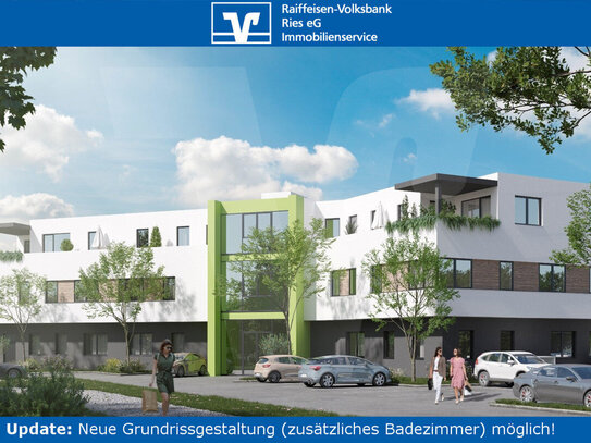 Penthauswohnung (Nr. 3) im Ärztehaus Nördlingen - Neue Grundrissgestaltung (zusätzliches Badezimmer) möglich!