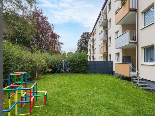 Gepflegte 3-Zimmer Wohnung mit großem Garten in ruhiger Lage am Waldrand