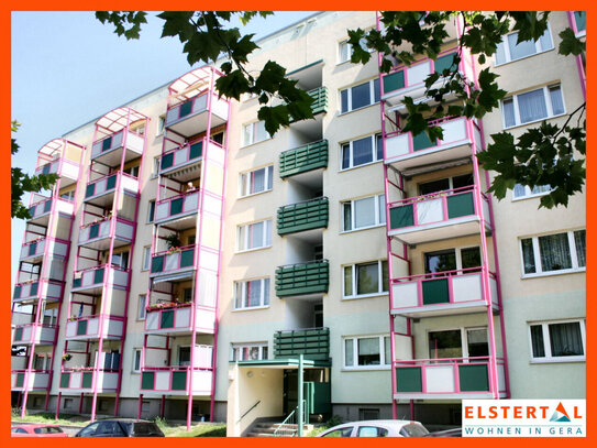 2-Raum-Wohnung mit Westbalkon und ebenerdigem Zugang /sofort bezugsfertig!