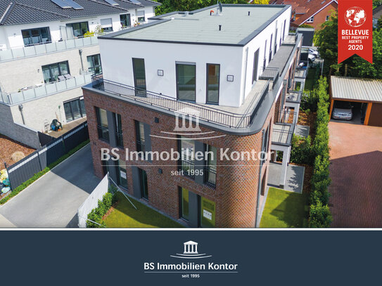 Leer! Exklusive Neubau Penthouse-Wohnung Nr. 08 mit Balkon und Fahrstuhl in zentraler Wohnlage!