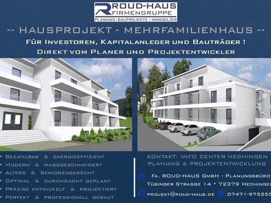 + EXKLUSIVES MEHRFAMILIENHAUS-PROJEKT! +