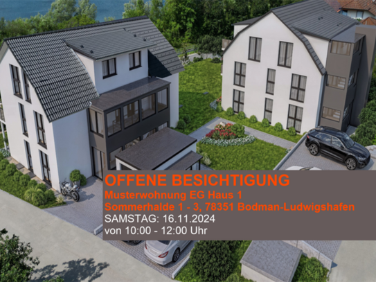 OFFENE BESICHTIGUNG Musterwohnung EG Haus 1 Samstag, 16.11.2024 von 10:00-12:00 Uhr Jetzt 360° Tour anschauen! Link in…