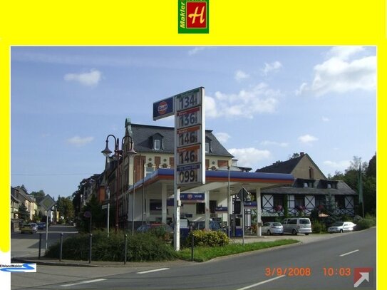 Tankstelle mit Wohnhaus zu verkaufen