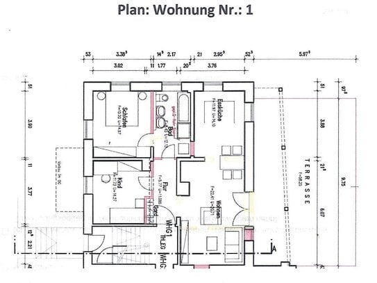 Renoviertes Familiennest! Moderne Erdgeschosswohnung, 3 Zimmer Altbauwohnung