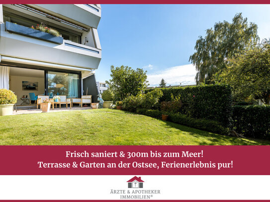 Frisch saniert & 300m bis zum Meer! Terrasse & Garten an der Ostsee, Ferienerlebnis pur!