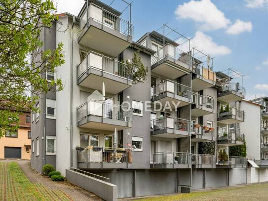 Attraktive 2-Zimmer-Erdgeschosswohnung mit Balkon, Terrasse und Gartenanteil