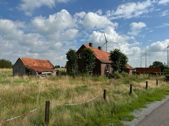 Landhaus mit Stallgebäude und 1.7 ha Ländereien in Großheide