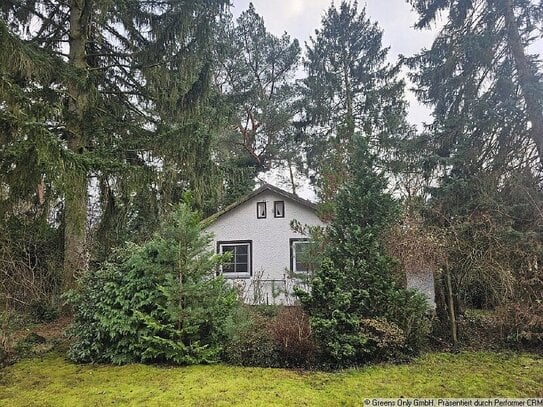 SOMMERHAUS AUF BAUREIFEM 9OOm² GRUNDSTÜCK - MIT BLICK IN DEN FORST!