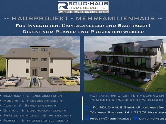 + EXKLUSIVES MEHRFAMILIENHAUS-PROJEKT! +