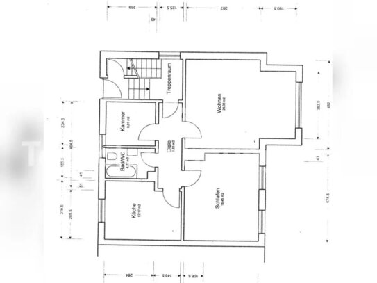 [TAUSCHWOHNUNG] 2,5 Zi. mit separater Küche gegen 1 Zimmer