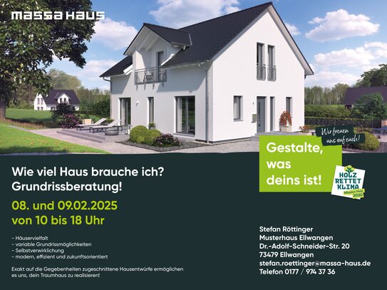 Haus mit großer Terrasse. Für den Landeanflug Ihrer Freunde.