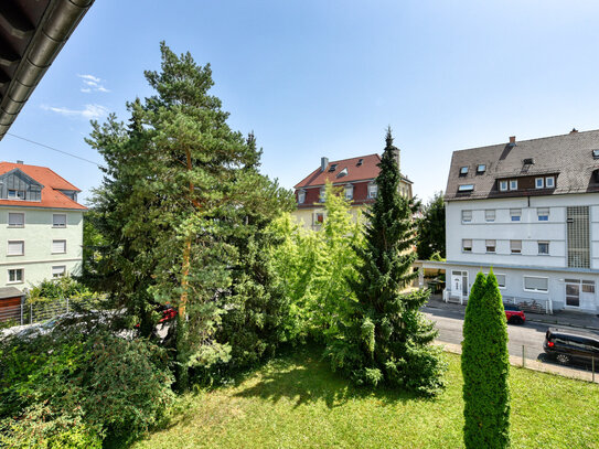 +++ modernisiert & frisch renoviert - grün & zentrumsnah - 1. OG & Gemeinschafts-Garten - inklusive Garage +++