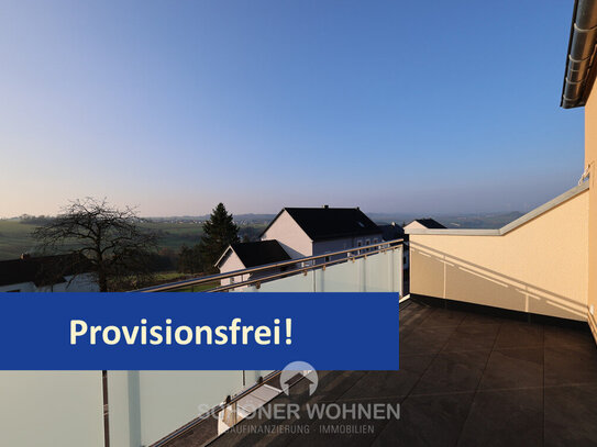 Freudenburg | Residenz Panoramablick | 3-Zimmer-Wohnung | Dachterrasse | WE6