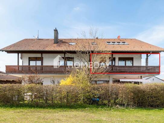Attraktive 3-Zimmer-Wohnung mit Balkon, Garten und Stellplatz in Nandlstadt