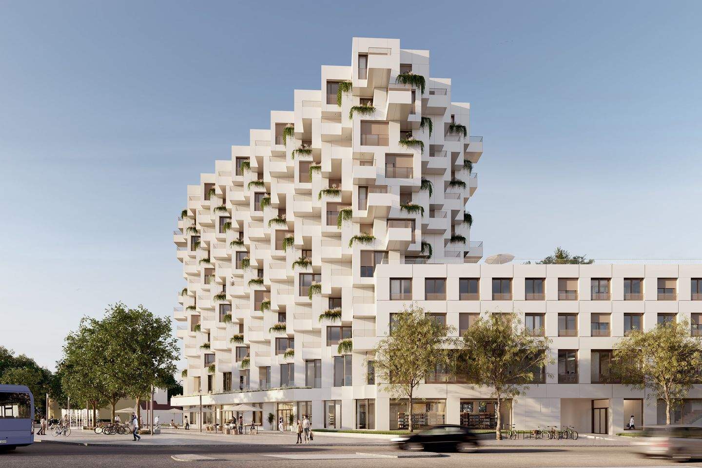 Moderne 2-Zimmer-Wohnung mit Terrasse und Balkon